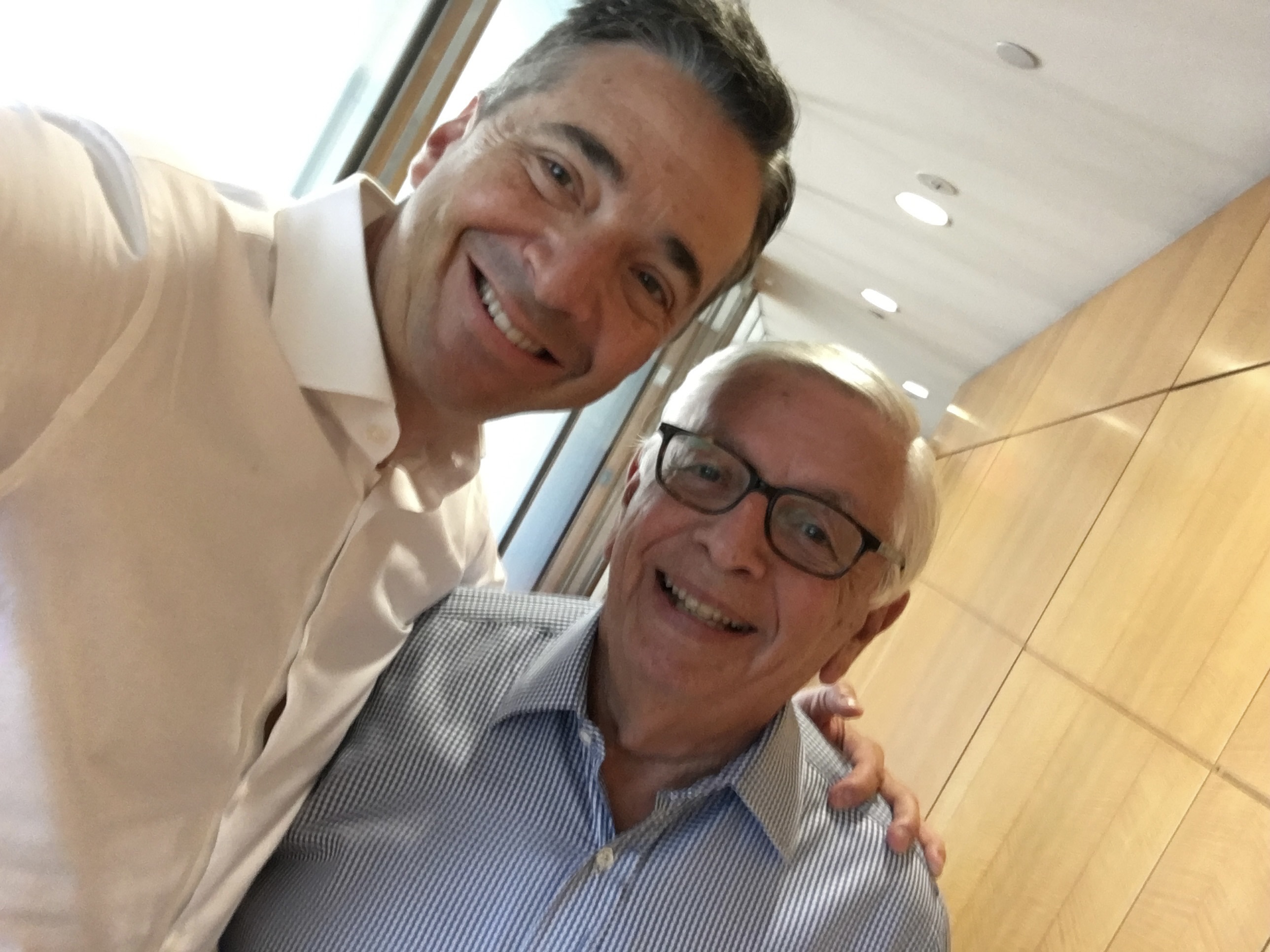 Adam Kanner with David Stern